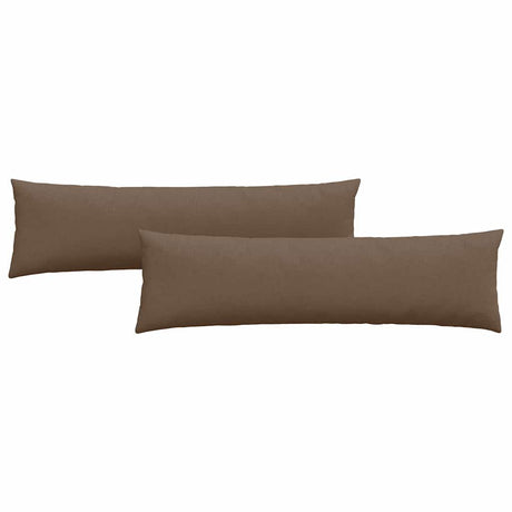 Vidaxl sofa kussens 2 pcs bruin 145 x 40 cm stof
