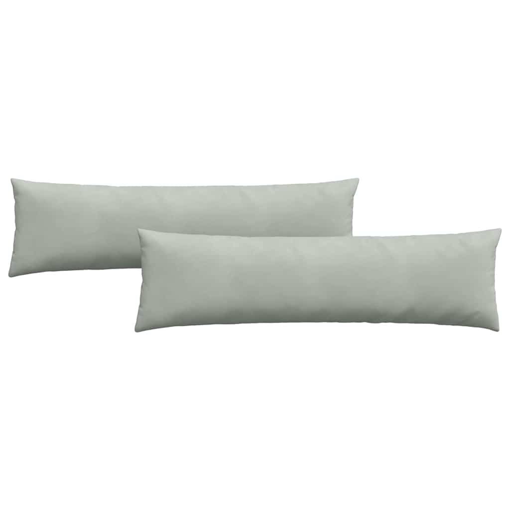 Vidaxl sofa kussens 2 stuks lichtgrijs 145 x 40 cm cordstof