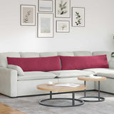 Vidaxl sofa kussens 2 stuks wijnrood 145 x 40 cm cordstof