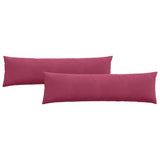Vidaxl sofa kussens 2 stuks wijnrood 145 x 40 cm cordstof