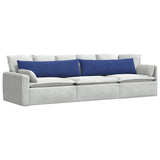 Vidaxl sofa kussens 2 stuks politieblauw 145 x 40 cm cordstof
