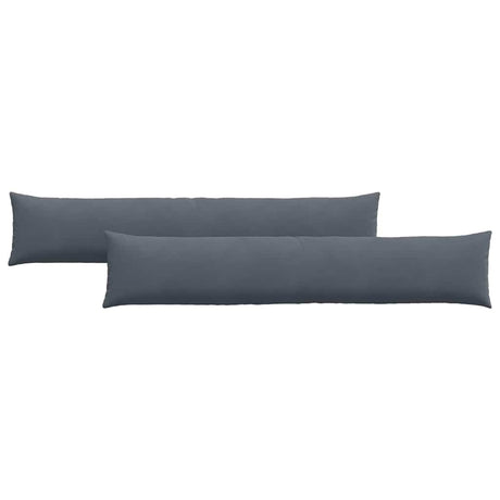 Vidaxl sofa kussens 2 stuks donkergrijs 200 x 40 cm cordstof