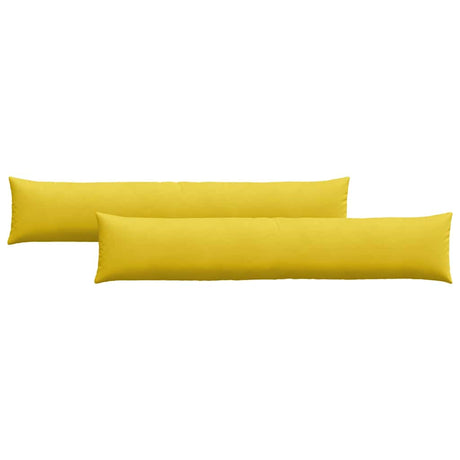 Vidaxl sofa kussens 2 stuks geel 200 x 40 cm cordstof
