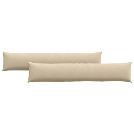 Vidaxl sofa kussens 2 stuks crème 200 x 40 cm stof