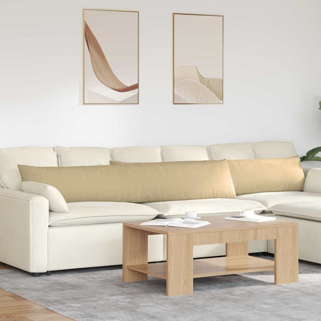 Vidaxl sofa kussens 2 stuks grijs groen 200 x 40 cm cordstof