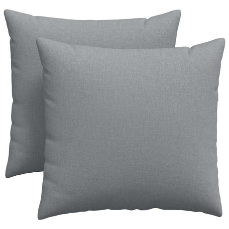 Vidaxl sofa kussens 2 pcs lichtgrijs 45 x 45 cm stof