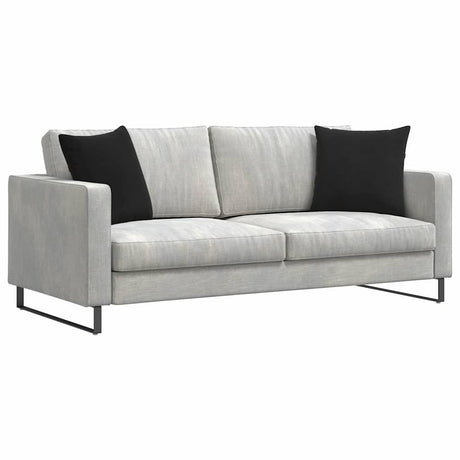 Vidaxl sofa kussens 2 stuks zwart 45 x 45 cm cordstof