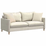 Vidaxl sofa kussens 2 stuks beige 45 x 45 cm stof