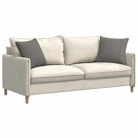 Vidaxl sofa kussens 2 stuks lichtgrijs 45 x 45 cm cordstof