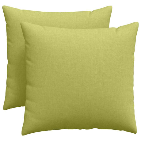 Vidaxl sofa kussens 2 pcs lichtgroen 50 x 50 cm stof