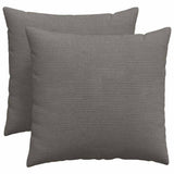 Vidaxl sofa kussens 2 stuks lichtgrijs 50 x 50 cm cordstof