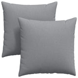 Vidaxl sofa kussens 2 pcs lichtgrijs 80 x 80 cm stof