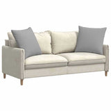 Vidaxl sofa kussens 2 pcs wolkengrijs 80 x 80 cm stof