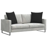Vidaxl sofa kussens 2 stuks zwart 80 x 80 cm stof
