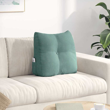 Vidaxl rugkussen zeegroen 45 x 24 x 50 cm fluweel