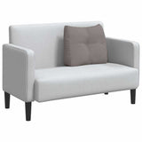 Vidaxl rugkussen taupe 60 x 24 x 50 cm stof