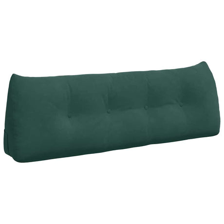 Vidaxl rugkussen donkergroen 140 x 24 x 50 cm fluweel