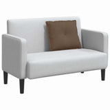 Vidaxl rugkussen bruin 60 x 19 x 50 cm stof