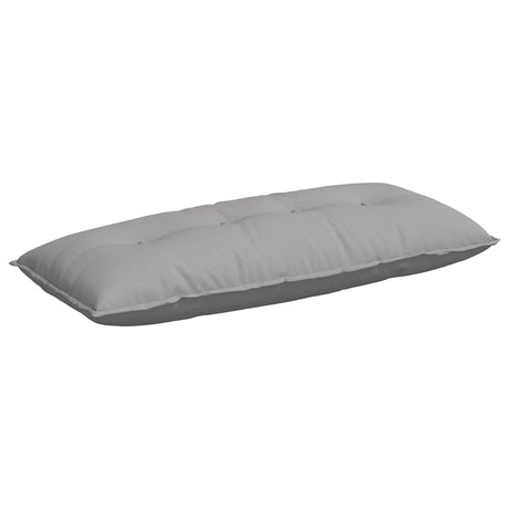 Vidaxl rugkussen wolkengrijs 120 x 19 x 50 cm stof