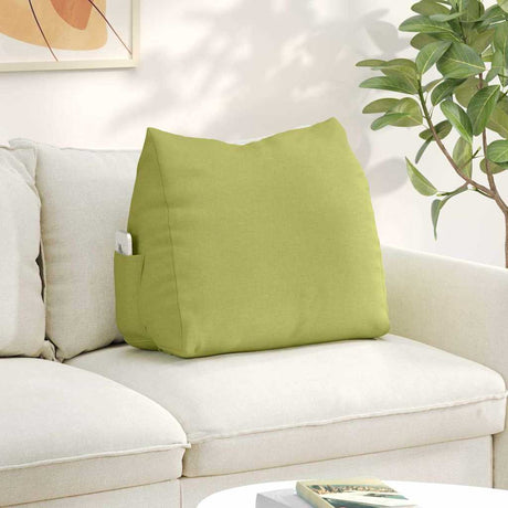 Vidaxl rugkussen lichtgroen 60 x 20 x 50 cm stof