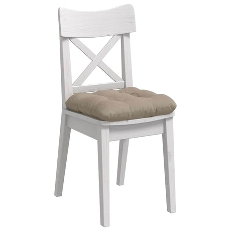 Vidaxl zitkussens 4 pcs taupe 40 x 40 cm microvezel stof
