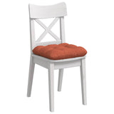 Vidaxl zitkussens 4 pcs rood-oranje 40 x 40 cm katoen stof