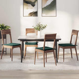Vidaxl zitkussens 4 pcs donkergroen 40 x 40 x 3 cm fluweel