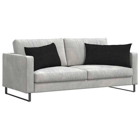 Vidaxl sofa kussens 2 pcs zwart 80 x 40 cm stof