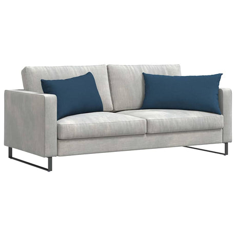 Vidaxl sofa kussens 2 pcs blauw 80 x 40 cm stof