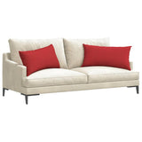 Vidaxl sofa kussens 2 pcs rood 80 x 40 cm stof