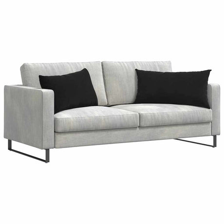 Vidaxl sofa kussens 2 stuks zwart 80 x 40 cm cordstof