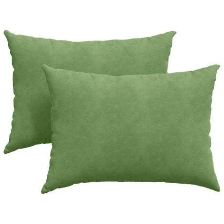 Vidaxl sofa kussens 2 stuks lichtgroen 70 x 50 cm cordstof