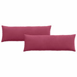 Vidaxl sofa kussens 2 stuks wijnrood 120 x 40 cm cordstof