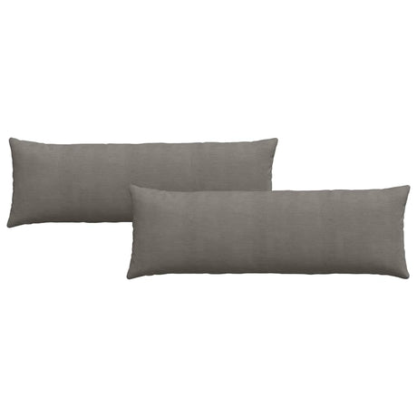 Vidaxl sofa kussens 2 stuks lichtgrijs 120 x 40 cm cordstof