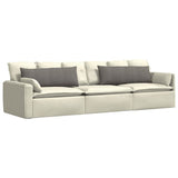 Vidaxl sofa kussens 2 stuks lichtgrijs 120 x 40 cm cordstof