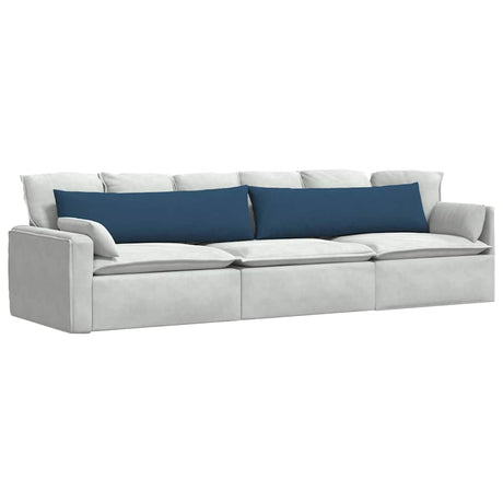 Vidaxl sofa kussens 2 stuks blauw 145 x 40 cm stof