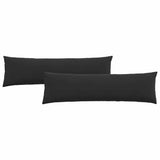 Vidaxl sofa kussens 2 stuks zwart 145 x 40 cm cordstof