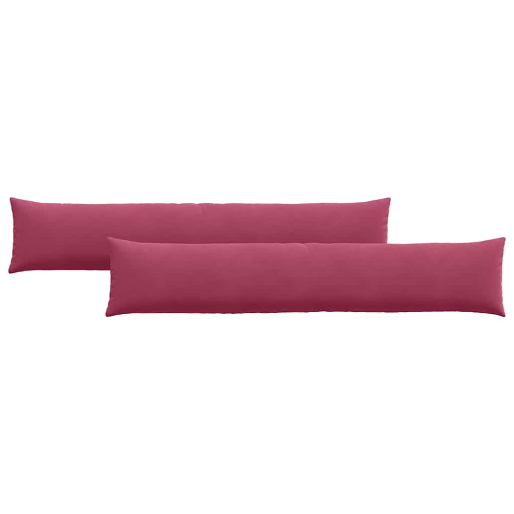 Vidaxl sofa kussens 2 stuks wijnrood 200 x 40 cm cordstof