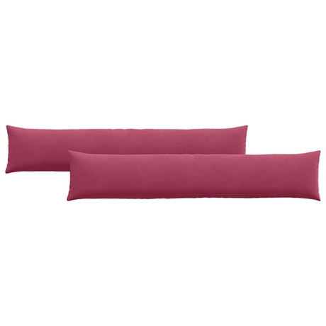 Vidaxl sofa kussens 2 stuks wijnrood 200 x 40 cm cordstof