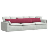 Vidaxl sofa kussens 2 stuks wijnrood 200 x 40 cm cordstof
