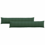 Vidaxl sofa kussens 2 stuks donkergroen 200 x 40 cm cordstof