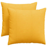 Vidaxl sofa kussens 2 stuks lichtgeel 45 x 45 cm cordstof