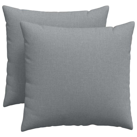Vidaxl sofa kussens 2 pcs lichtgrijs 50 x 50 cm stof