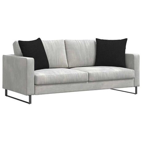 Vidaxl sofa kussens 2 pcs zwart 50 x 50 cm stof