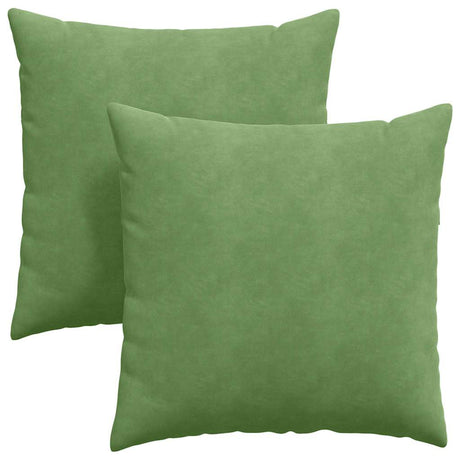 Vidaxl sofa kussens 2 stuks lichtgroen 60 x 60 cm cordstof