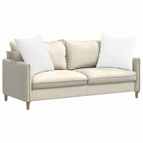 Vidaxl sofa kussens 2 pcs wit 80 x 80 cm stof
