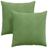 Vidaxl sofa kussens 2 stuks lichtgroen 80 x 80 cm cordstof
