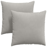 Vidaxl sofa kussens 2 stuks lichtgrijs 80 x 80 cm stof