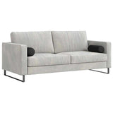 Vidaxl bolster kussens 2 stuks zwart ø 15 x 40 cm microvezel stof