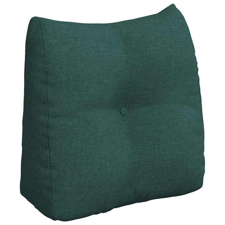 Vidaxl rugkussen donkergroen 45 x 24 x 50 cm stof